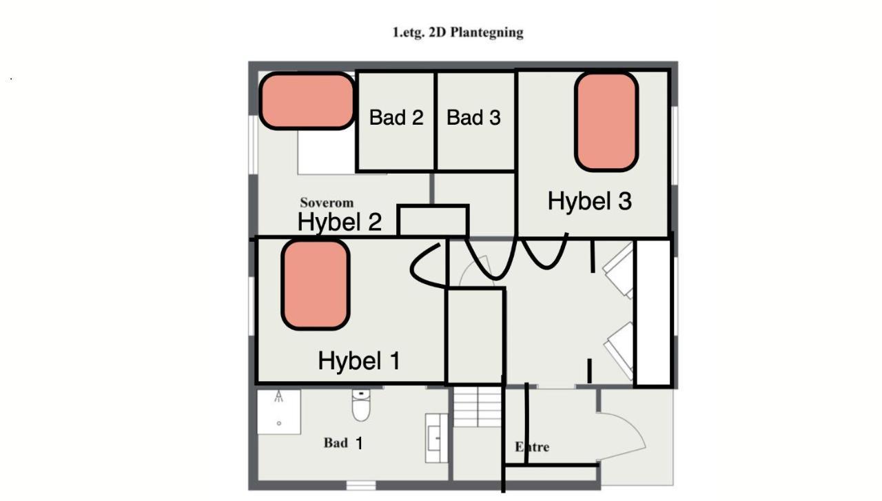 Mosjøen Overnatting, Tordenskjolds gate 24b Eksteriør bilde